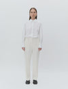 Day Birger et Mikkelson Classic Lady Trousers - Ivory Classic Gaberdine