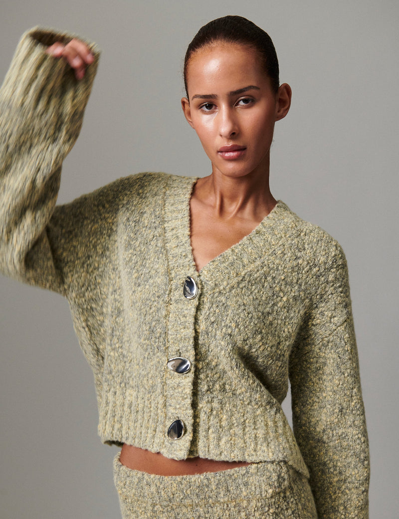 Day Birger Et Mikkelson Conor Knit Cardigan - Capers Melange