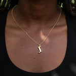 Scream Pretty Cowboy Boot Necklace - Gold Plated - Standard Chain Length