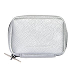Donna May London Portable Pill Organiser - Silver Faux Leather