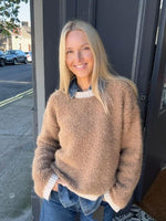 Malej Teddy Knit - Camel