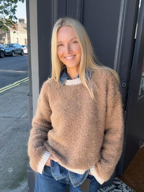 Malej Teddy Knit - Camel