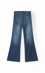 Project AJ Darling Wide Leg Jeans - Indigo