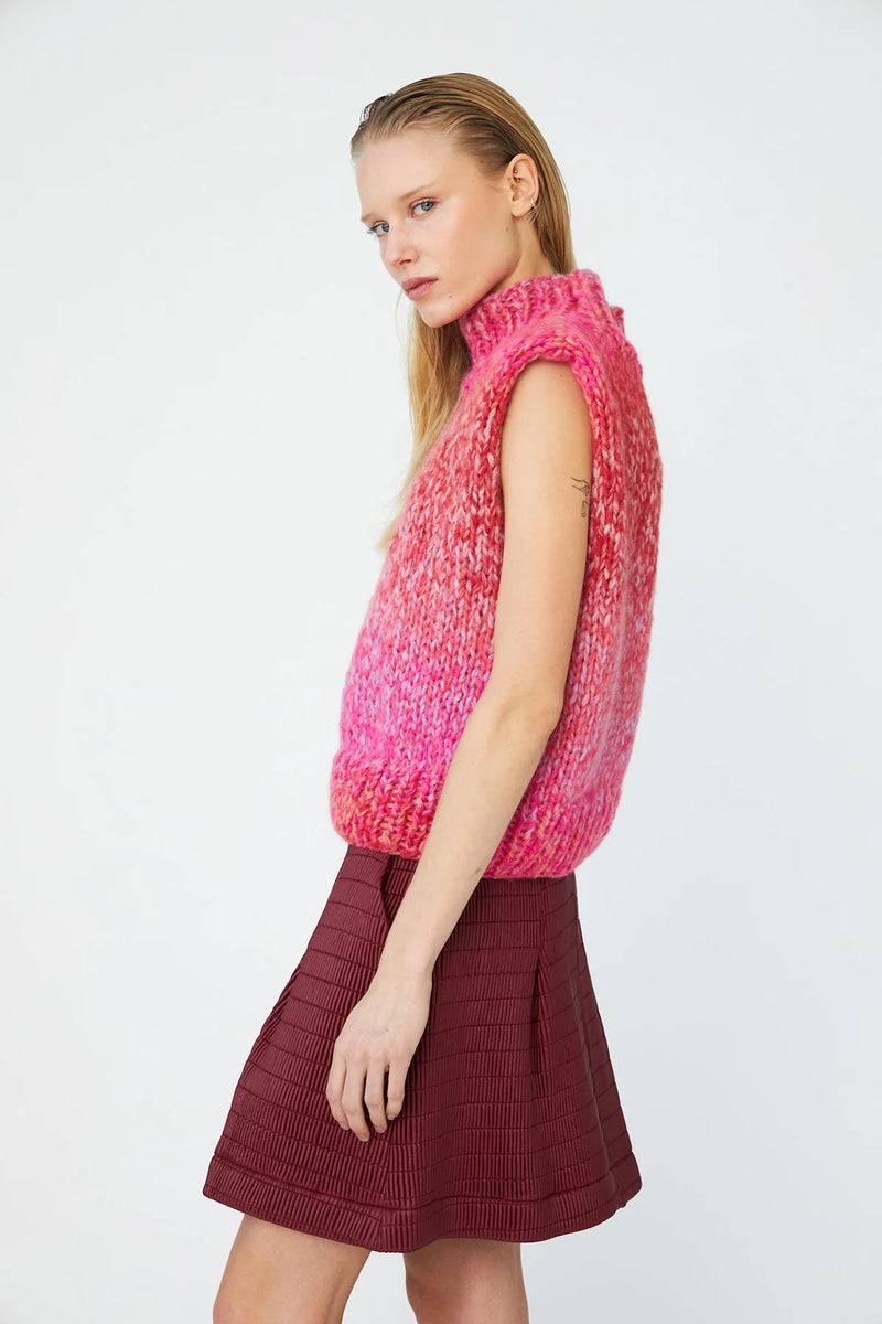 Dawn X Dare Ellis Handknit Vest - Chili