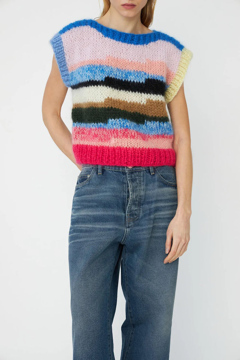 Dawn X Dare Sonia Handknit Vest - Multi