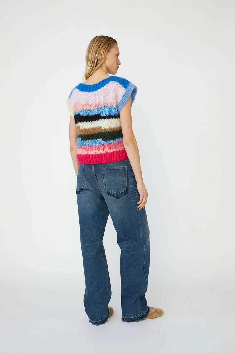 Dawn X Dare Sonia Handknit Vest - Multi