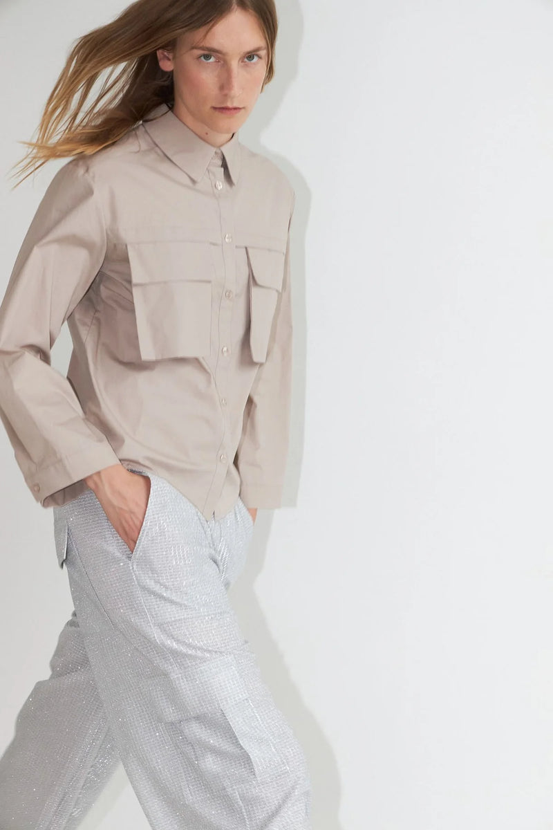 Dawn X Dare Kass Cargo Trouser - White