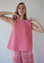 Dr Bloom Vichy Top - Red
