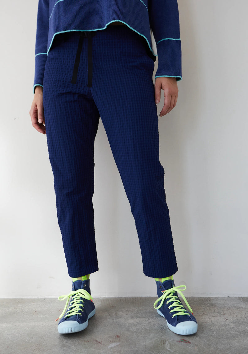 Dr Bloom Royce Vichy Pants - Blue