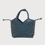 Aleo Cabas Mini Leather Handbag - Slate
