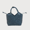Aleo Cabas Mini Leather Handbag - Slate