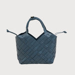 Aleo Cabas Mini Leather Handbag - Slate