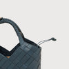 Aleo Cabas Mini Leather Handbag - Slate