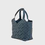 Aleo Cabas Mini Leather Handbag - Slate