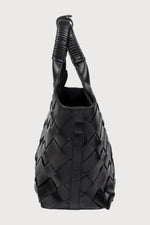 Aleo Cabas Mini Leather Handbag - Black