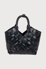 Aleo Cabas Mini Leather Handbag - Black