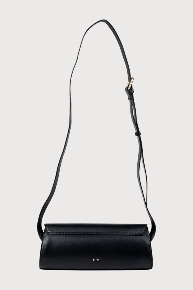 Aleo Sophie Leather Handbag - Black