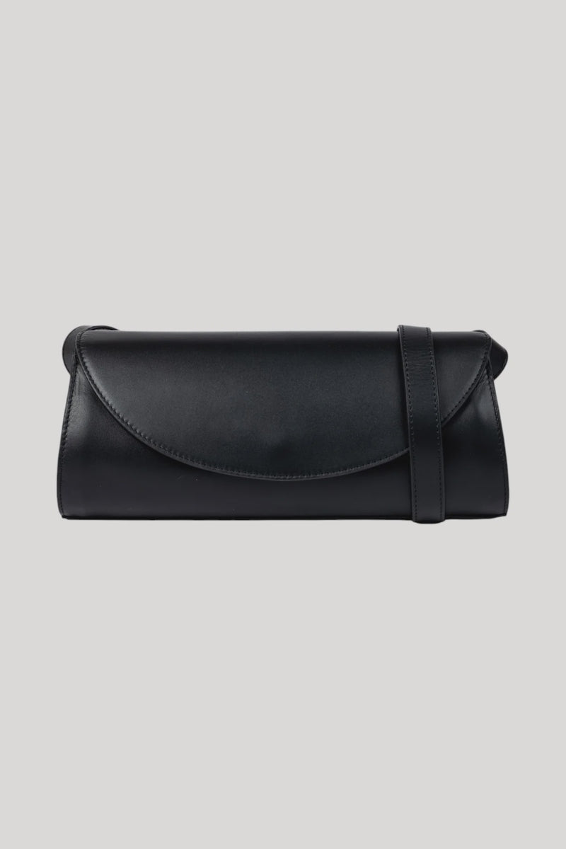 Aleo Sophie Leather Handbag - Black