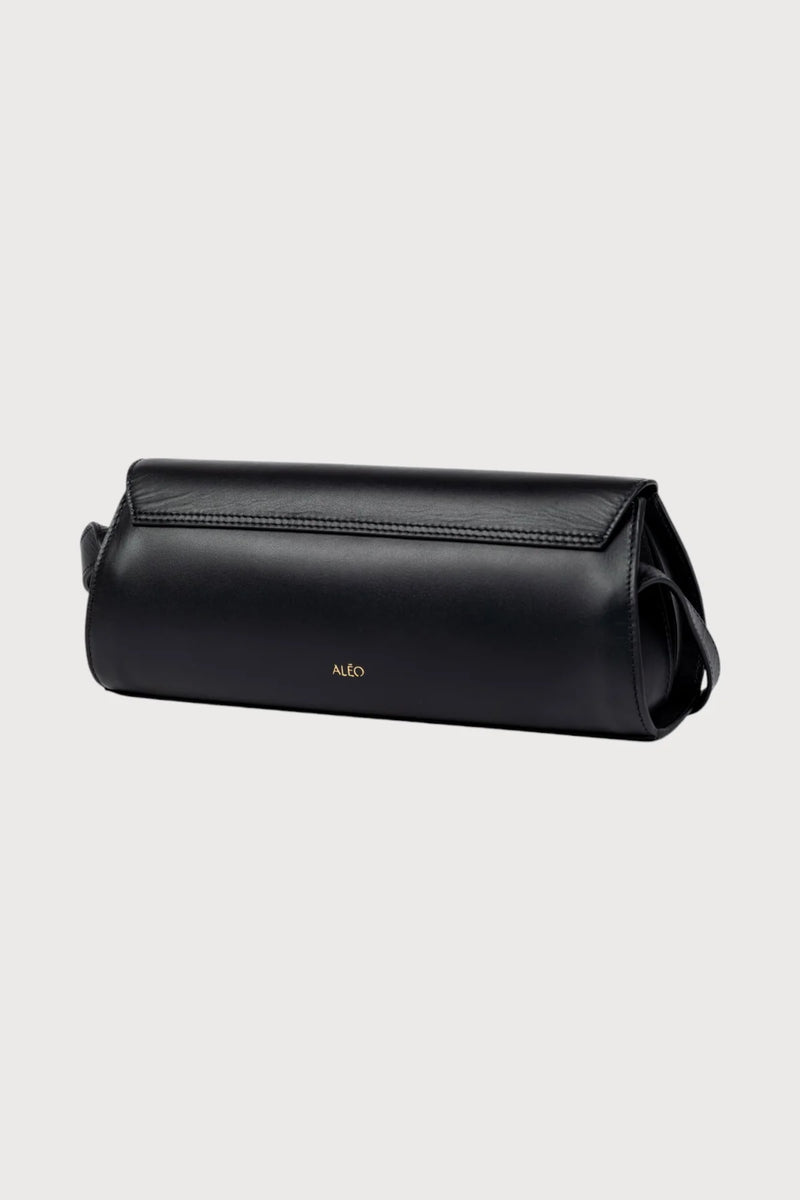 Aleo Sophie Leather Handbag - Black