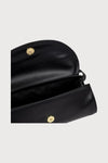 Aleo Sophie Leather Handbag - Black