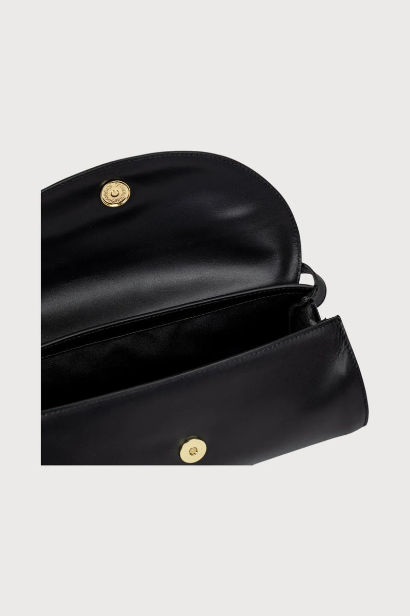 Aleo Sophie Leather Handbag - Black