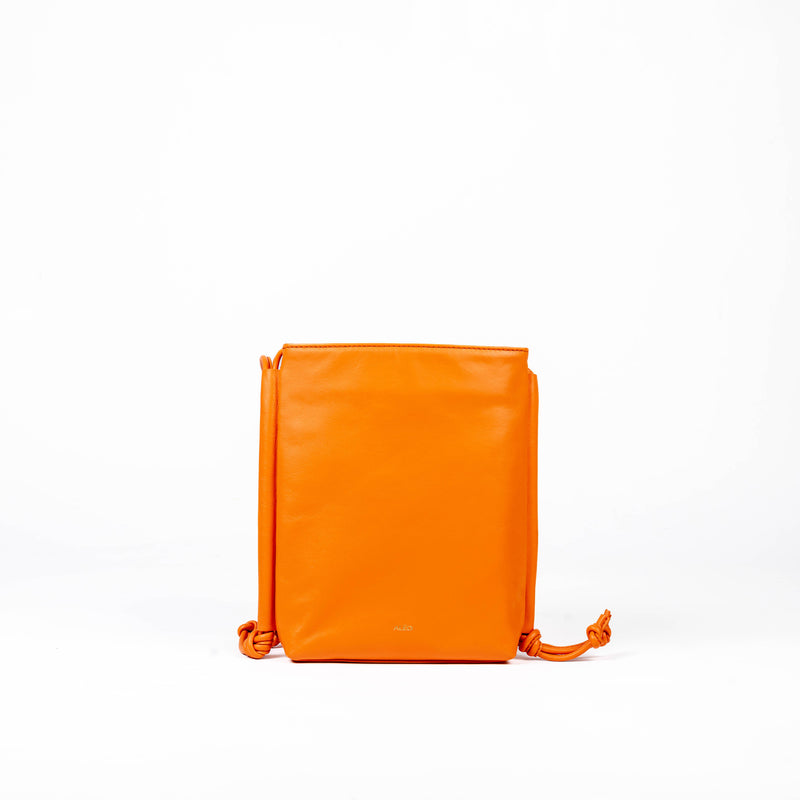 Aleo Colva Leather Bag - Mandarin