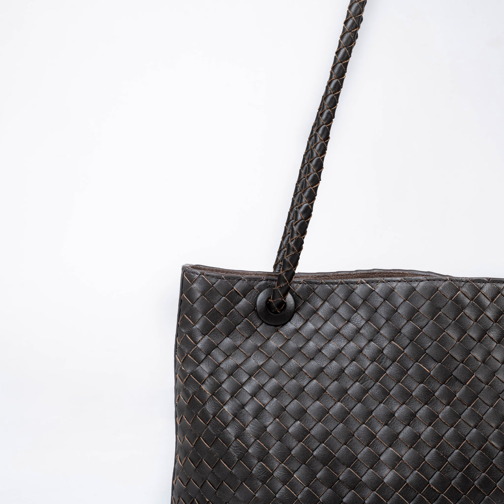 Aleo Halthern Leather Bag - Brown