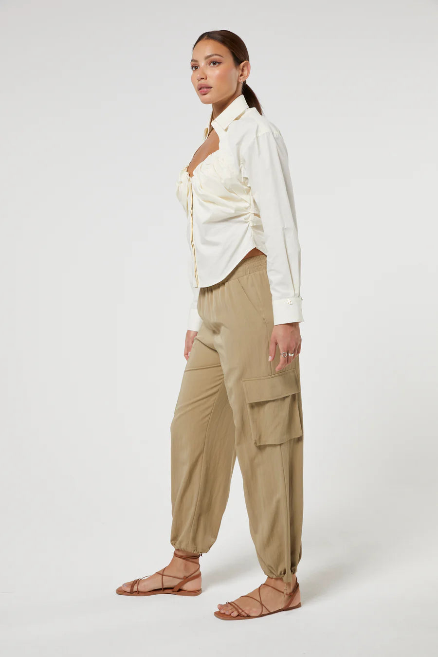 Jovonna Donni Trousers - Green