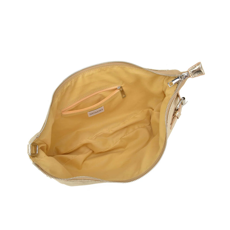 Núnoo Dagmar Buckle Recycled Bag - Cool Light Gold