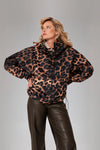 Rainkiss Dark Leopard Anorak - Brown/Black