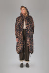 Rainkiss Dark Leopard Raincoat - Brown/Black