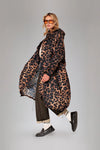 Rainkiss Dark Leopard Raincoat - Brown/Black