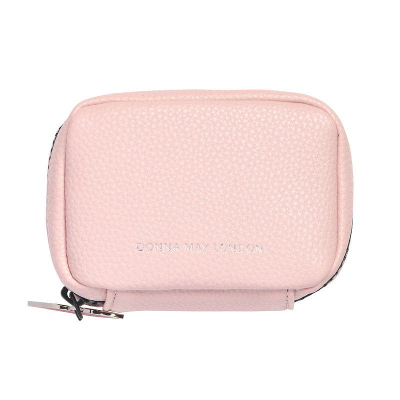 Donna May London Portable Pill Organiser - Blush Pink Faux Leather