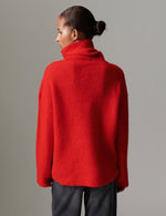 Day Birger Et Mikkelson Dunne Cozy Rib Knit Jumper - Fiery Red