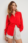 Rails Ellis Shirt - Cherry