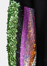 Essentiel Antwerp Equins Sweater With Sequins - Black Multicolour