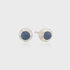 Anna Beck Dumortierite Stud Earrings - Silver