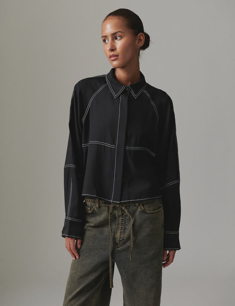 Day Birger Et Mikkelson Elston Light Modern Twill Shirt - Black