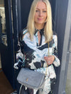 Sous Les Paves Mai Tai Grey Sheepskin Bag - Rabbit