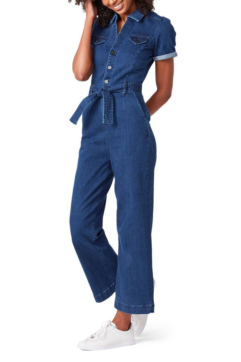 Paige Anessa Puff SS Jumpsuit - Jelina