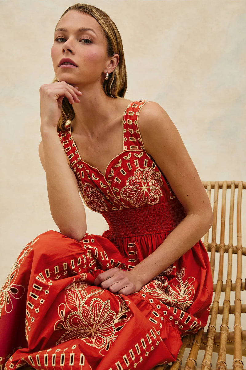 Rails Fawn Dress  Terracotta