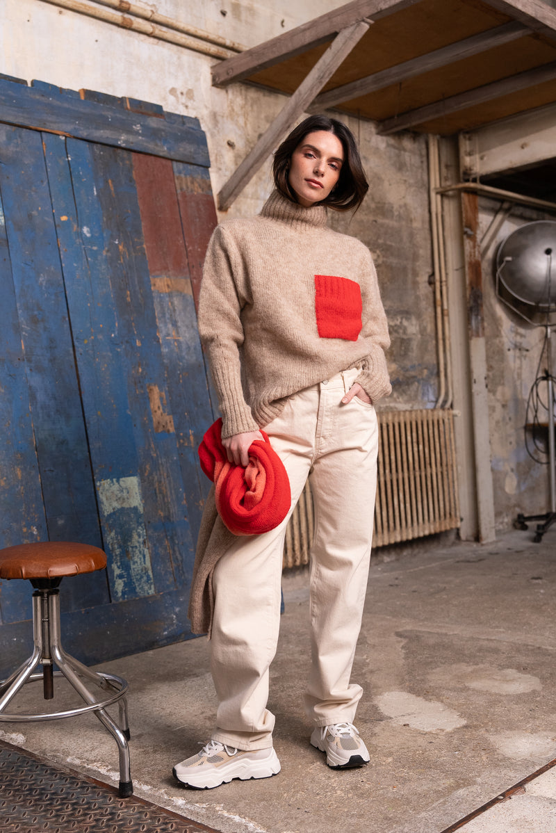 Maison Anje Batilly Knit - Greige