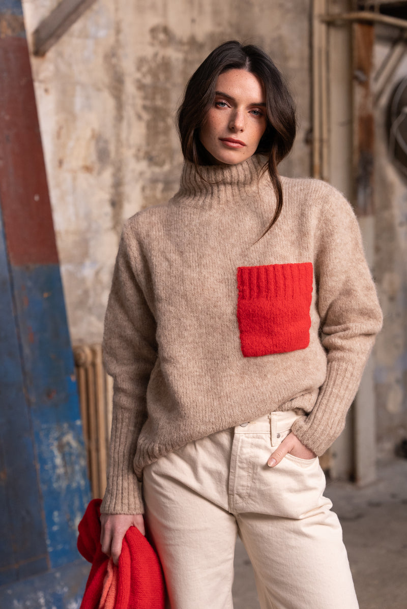 Maison Anje Batilly Knit - Greige
