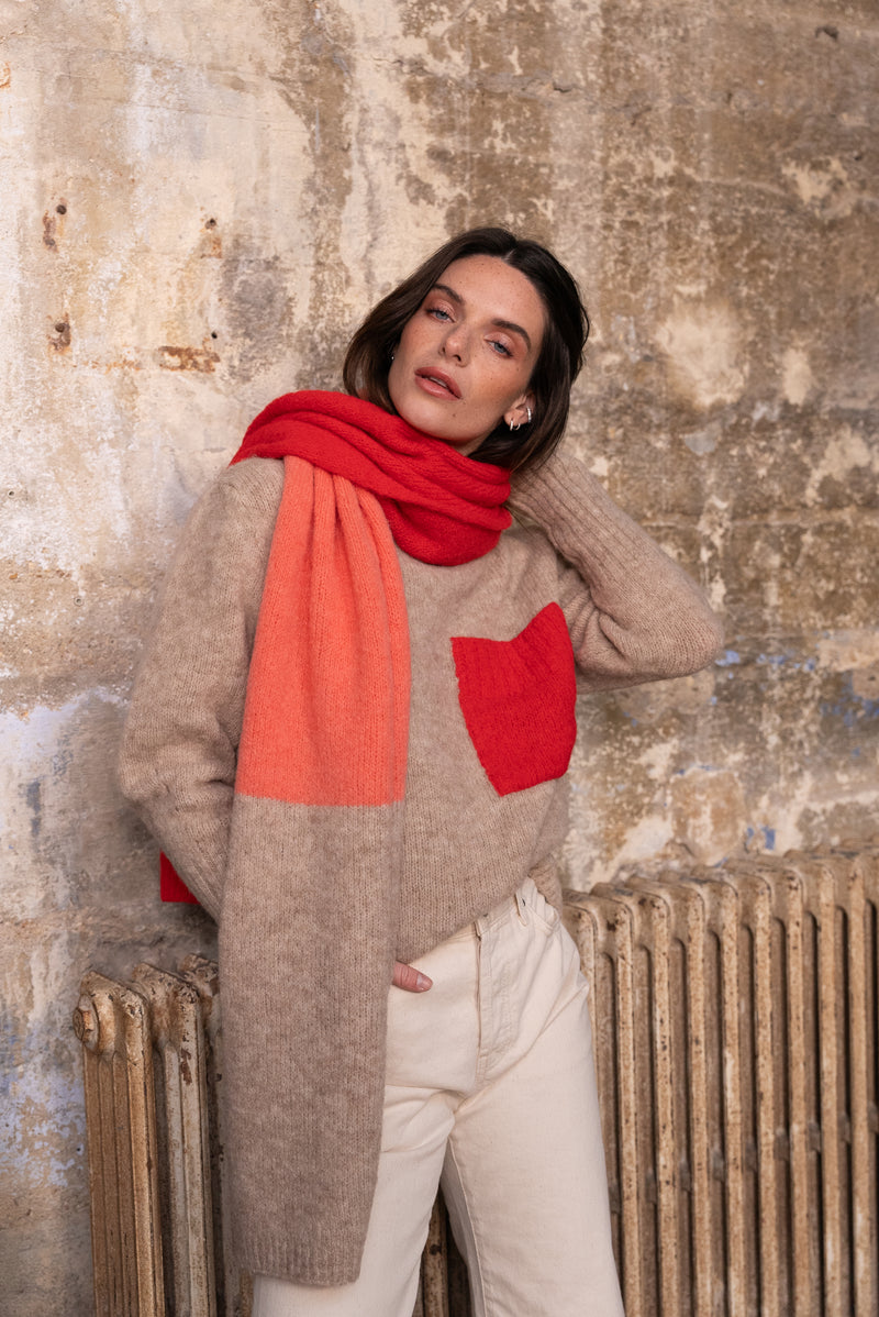 Maison Anje Batilly Knit - Greige