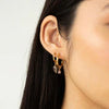 Carré Gold Plated Hoop Earring 2cm - Twist (Single)