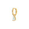 Carré Gold Plated Charm With Prasiolite