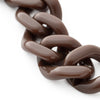 Vanessa Baroni Flat Chain Bracelet - Chocolate Brown