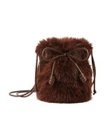 Vivere Manon Fur Bag - Brown