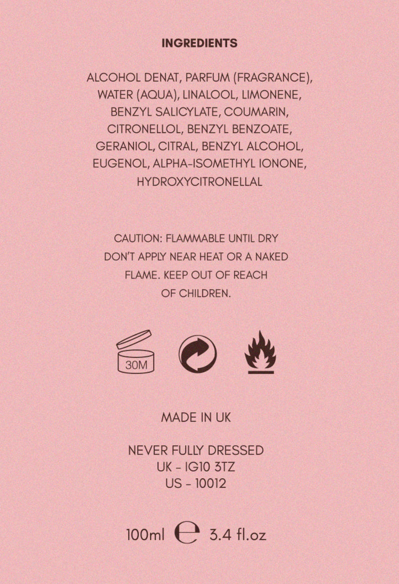 Never Fully Dressed EDP 002 - Travel Size 10ml