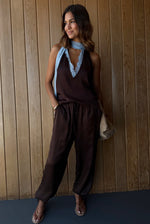 Never Fully Dressed Naomi Trousers - Chocolate